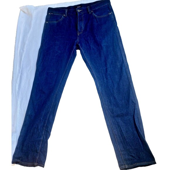 RVCA Men’s Denim Jeans Week-End Relaxed Fit Blue Stone Wash Jeans -Size 34x30 - Picture 12 of 16